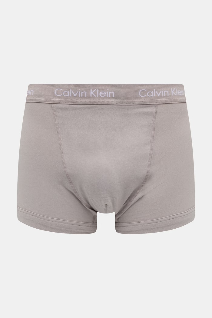 Calvin Klein Underwear boksarice moške bombažne z elastanom paket 5 kosov 000NB2877A modra AA00