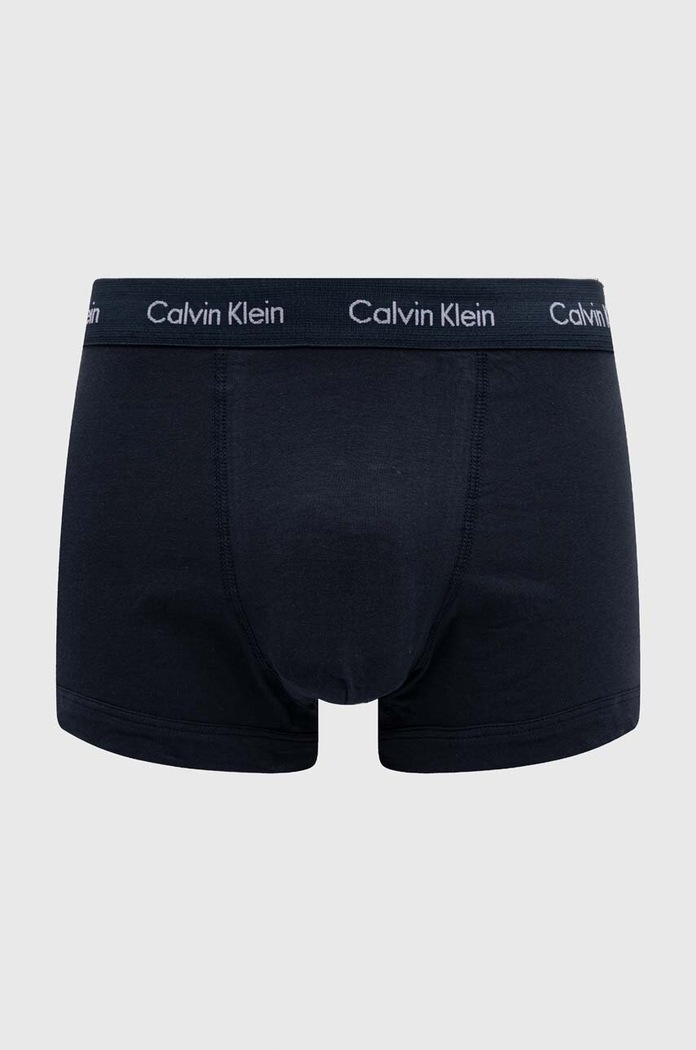 Calvin Klein Underwear bokserki męskie bawełniane z elastanem 5-pack 000NB2877A zielony