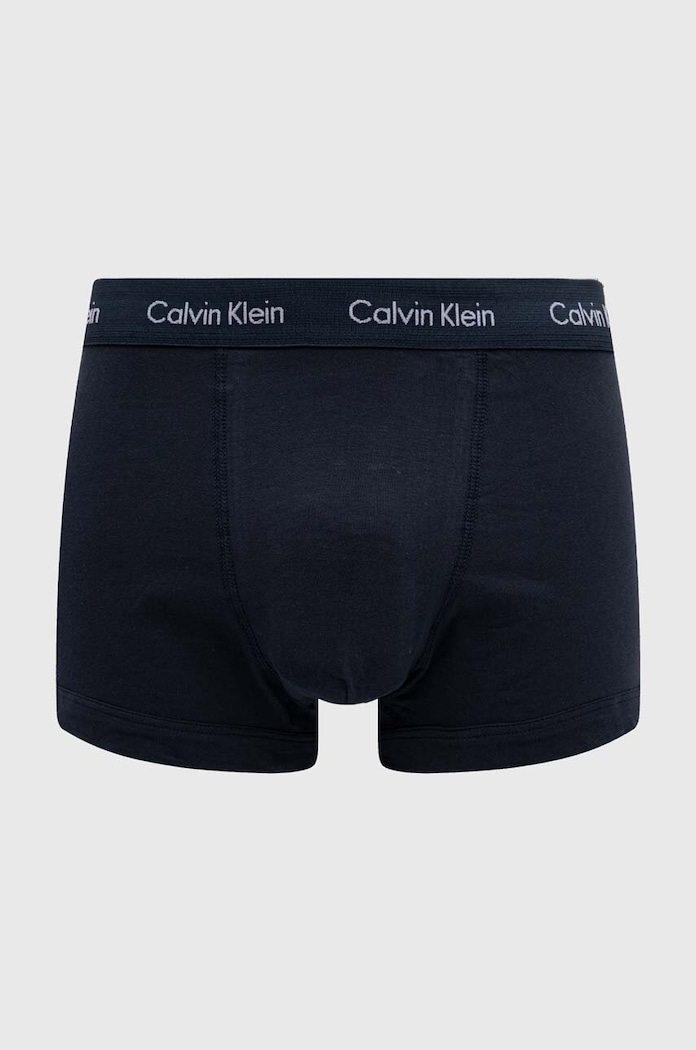 Calvin Klein Underwear bokserki męskie bawełniane z elastanem 5-pack 000NB2877A zielony