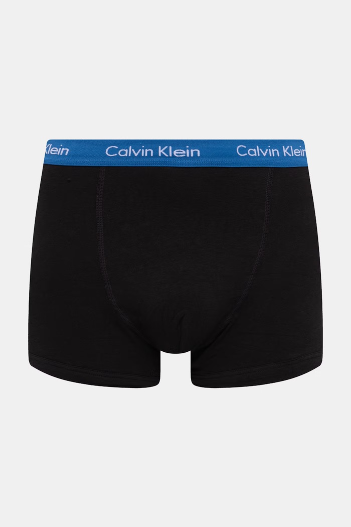 Calvin Klein Underwear boksarice moške bombažne z elastanom paket 5 kosov 000NB2877A črna AA00