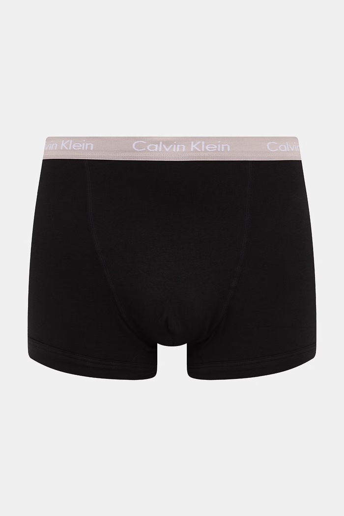 Oblačila Calvin Klein Underwear boksarice moške bombažne z elastanom paket 5 kosov 000NB2877A črna