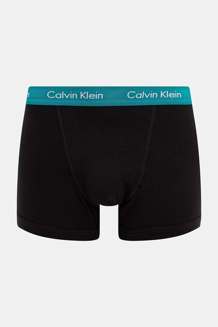 Oblačila Calvin Klein Underwear boksarice moške bombažne z elastanom paket 5 kosov 000NB2877A črna