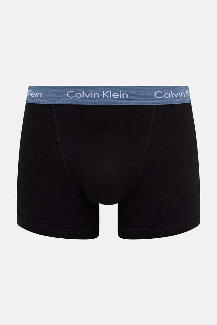 Calvin Klein Underwear boksarice moške bombažne z elastanom paket 5 kosov 000NB2877A črna