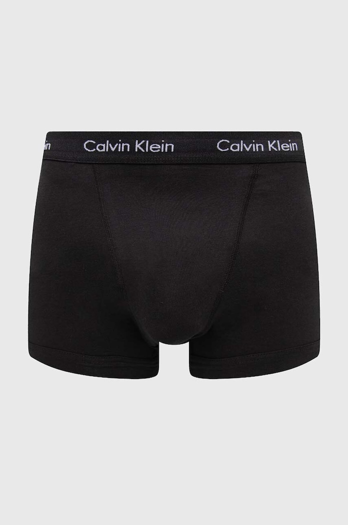 Calvin Klein Underwear boksarice moške bombažne z elastanom paket 5 kosov 000NB2877A črna AA00