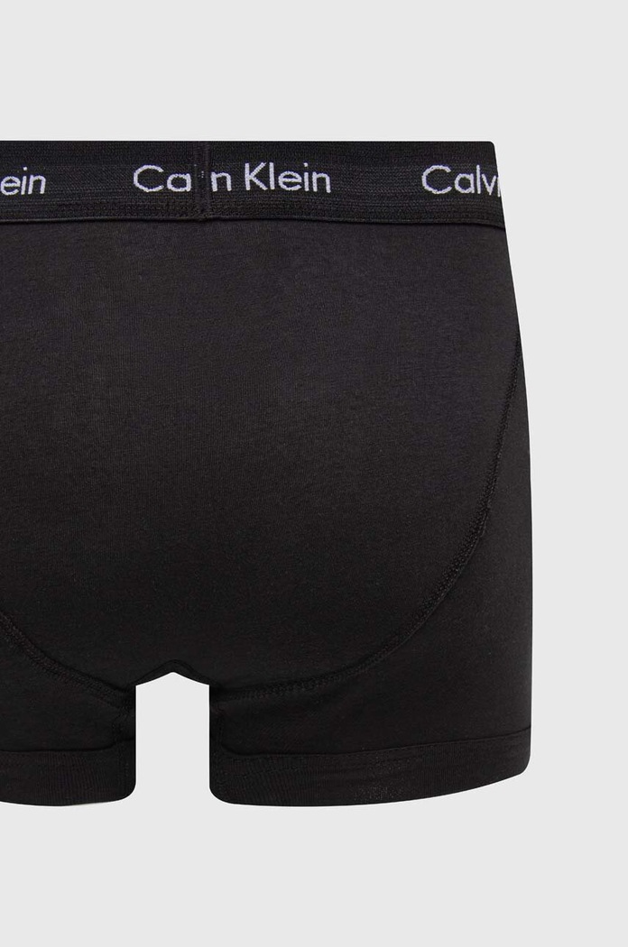 Oblačila Calvin Klein Underwear boksarice moške bombažne z elastanom paket 5 kosov 000NB2877A črna