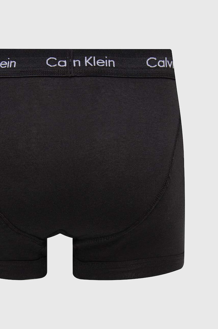 Oblačila Calvin Klein Underwear boksarice moške bombažne z elastanom paket 5 kosov 000NB2877A črna