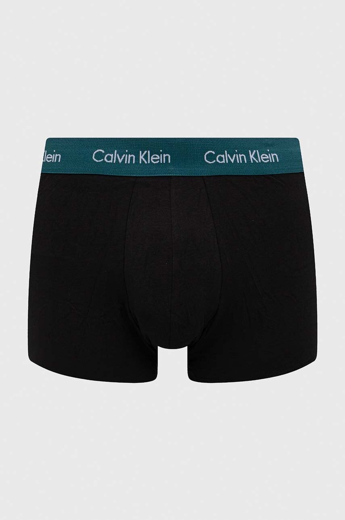 Calvin Klein Underwear bokserki męskie bawełniane z elastanem 5-pack 000NB3794A czarny SS26