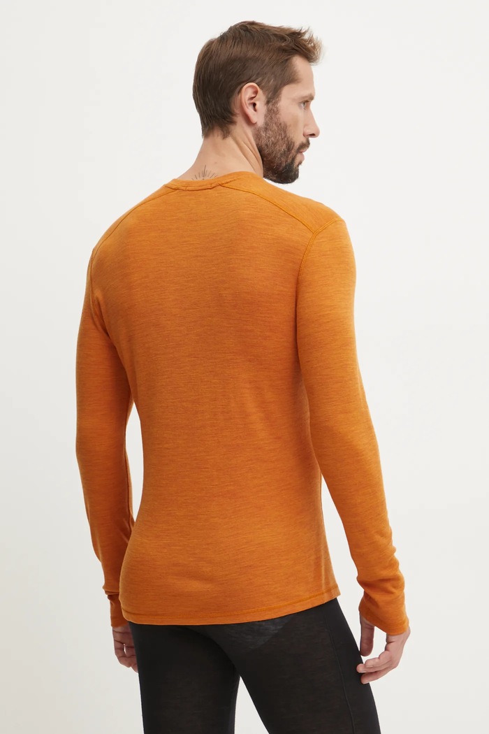 Funkční triko s dlouhým rukávem Smartwool Classic Thermal Merino SW016350 oranžová AW25
