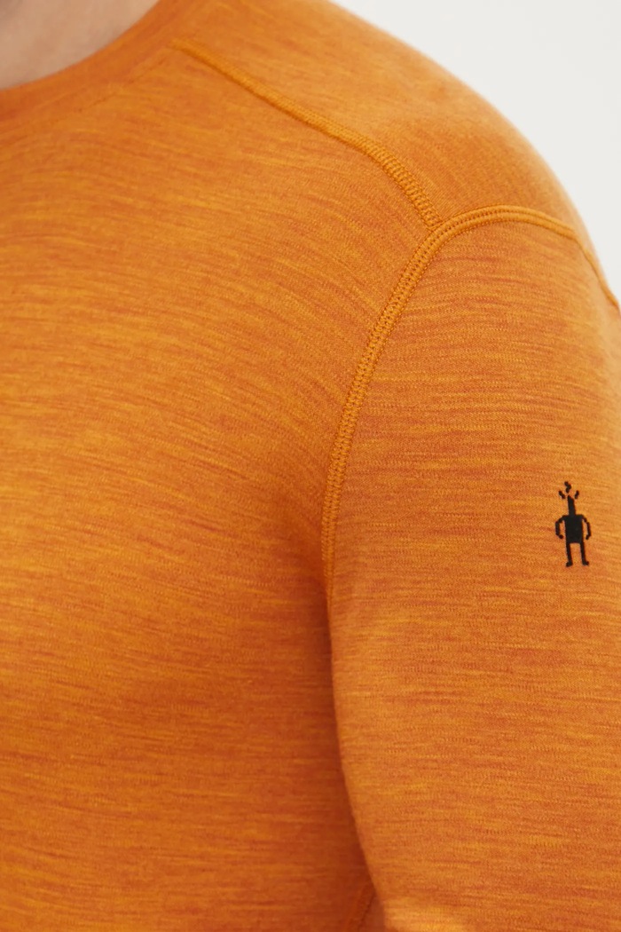 Funkční triko s dlouhým rukávem Smartwool Classic Thermal Merino oranžová SW016350