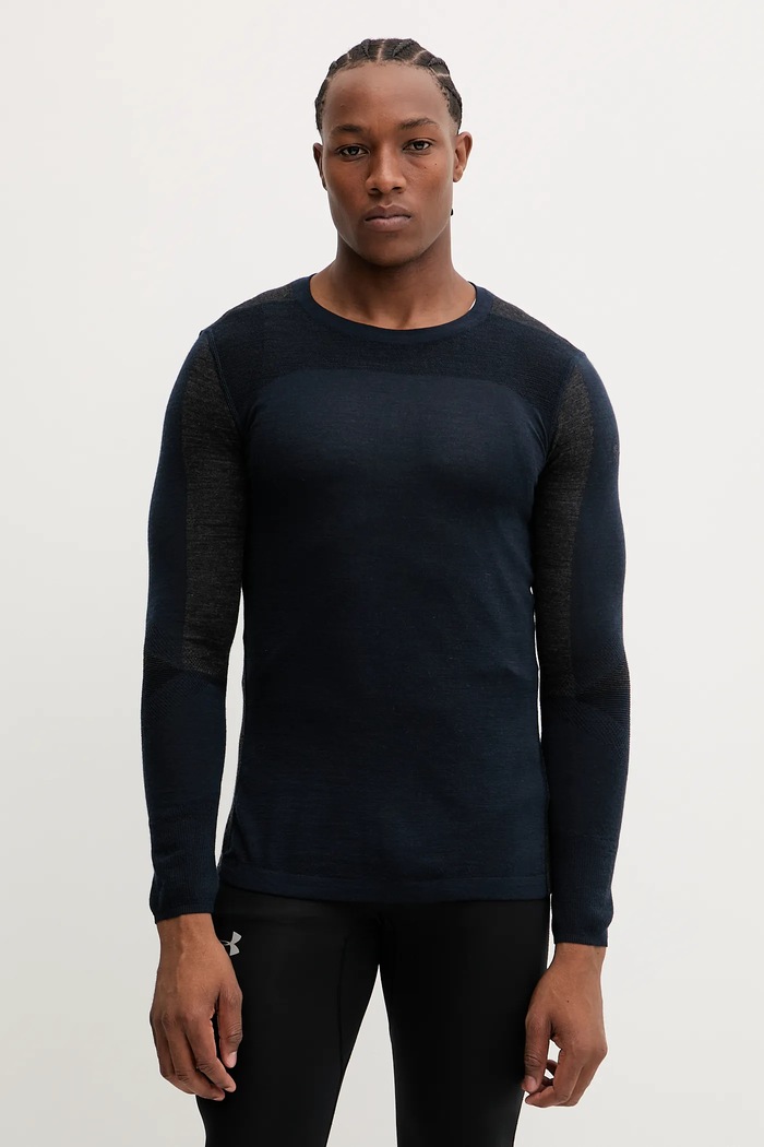 Funkčné tričko s dlhým rukávom Smartwool Intraknit Thermal Merino outdoor tmavomodrá SW016453