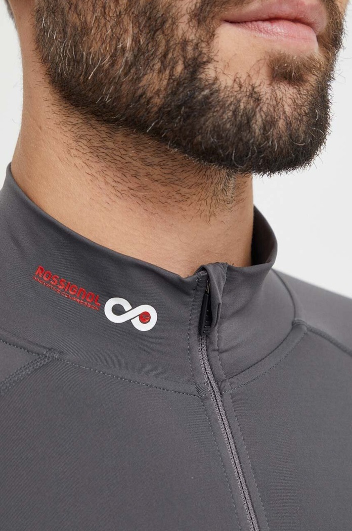Funkcionalna majica dugih rukava Rossignol Infini Compression Race siva RLMML17