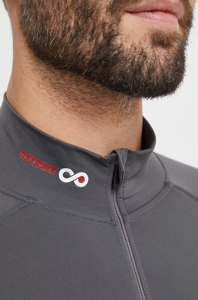 Funkcionalna majica dugih rukava Rossignol Infini Compression Race siva RLMML17