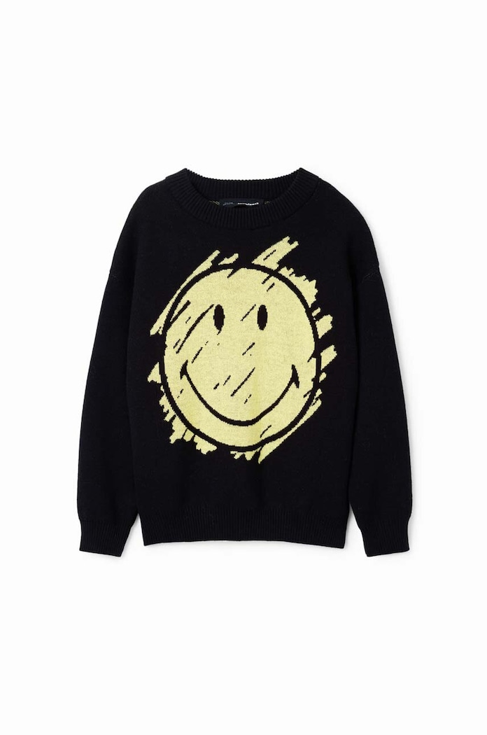 Παιδική μπλούζα Desigual 23WBJF03 μαύρο AW23