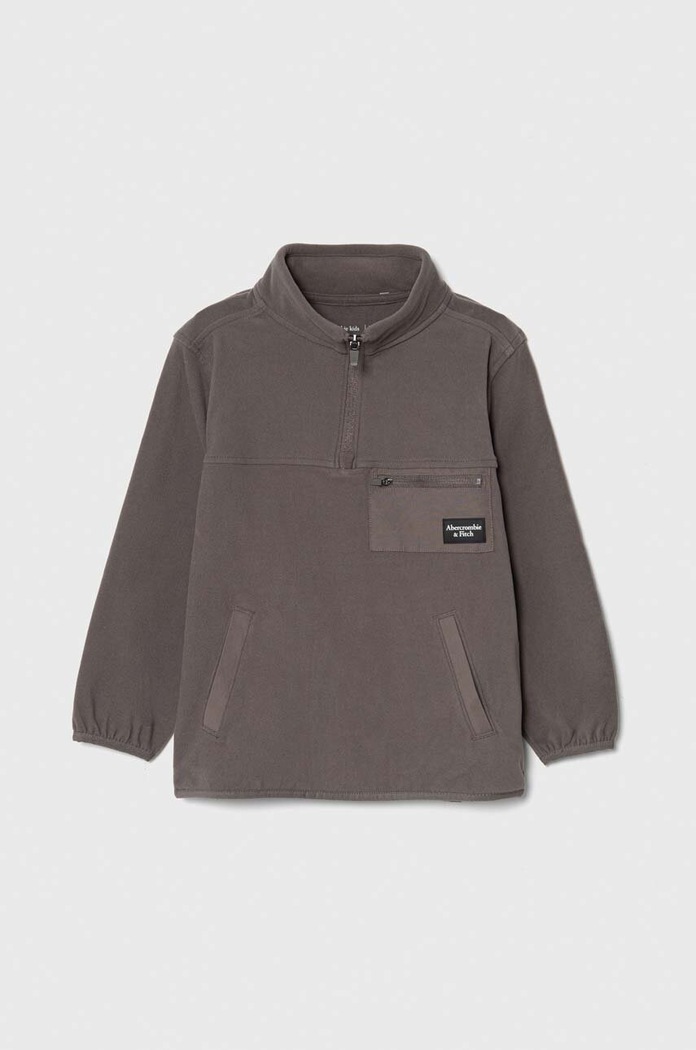 Abercrombie & Fitch bluza dziecięca z elastanem szary KI222.3112