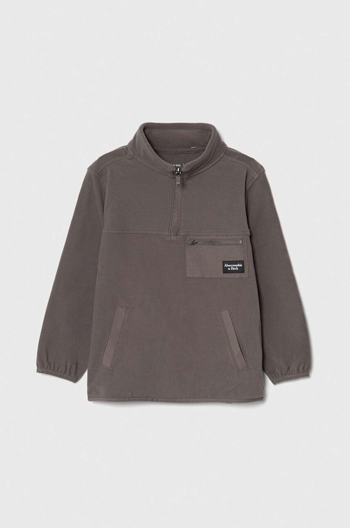 Abercrombie & Fitch bluza dziecięca z elastanem szary KI222.3112