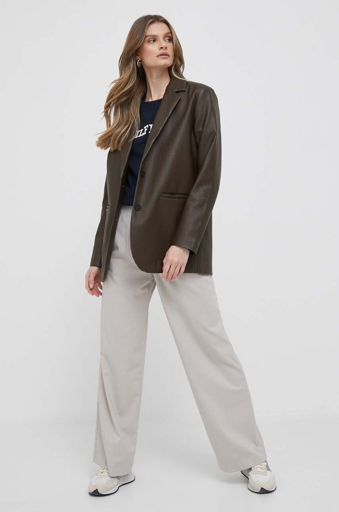 Tommy Hilfiger bluza bawełniana WW0WW38860 granatowy AW23
