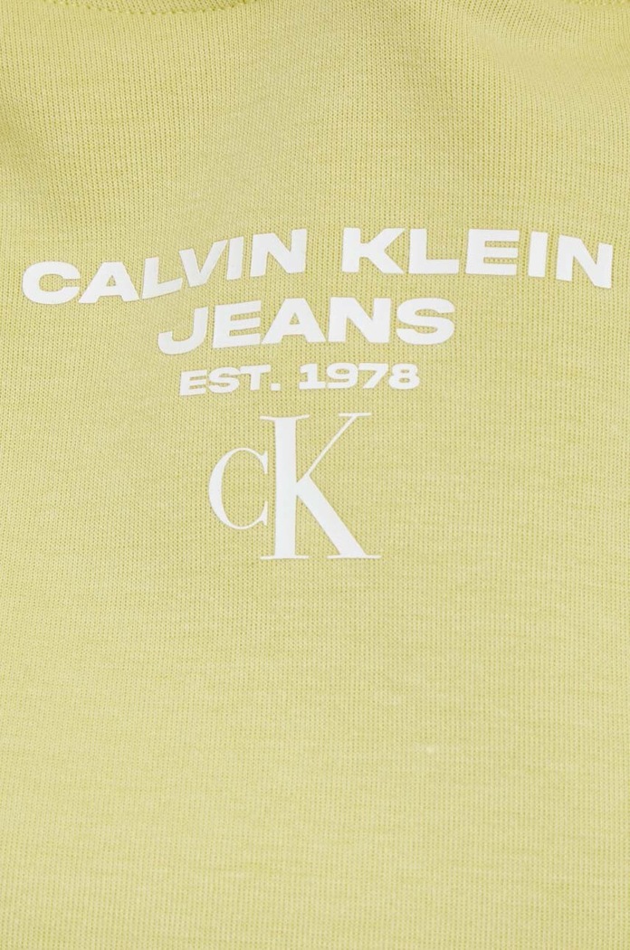 Calvin Klein Jeans bluza J20J221329 zielony