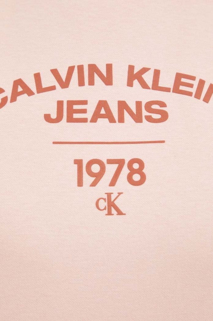 Pulover Calvin Klein Jeans J20J221334 roza