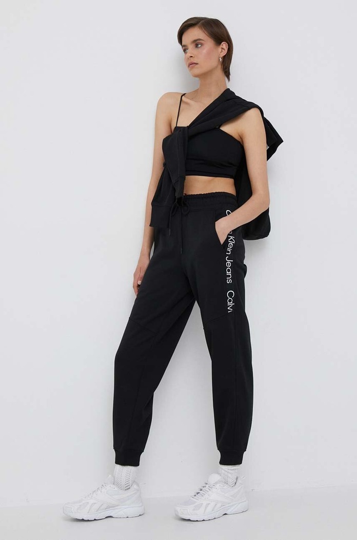 Oblečení Mikina Calvin Klein Jeans J20J221341 černá