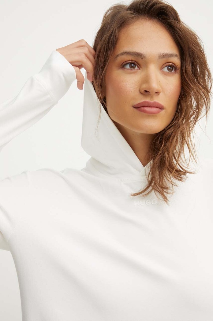 Кофта лаунж HUGO SHUFFLE_HOODIE бежевый 50490594
