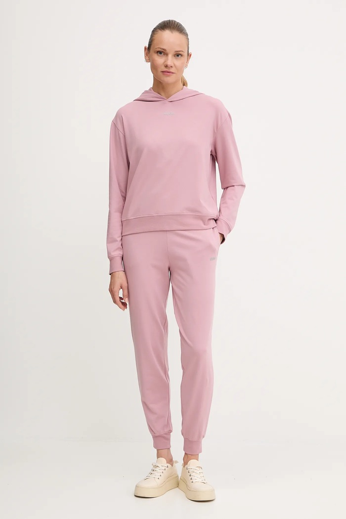 Φούτερ lounge HUGO Gelio-C_Sz40 50490594 ροζ AW25