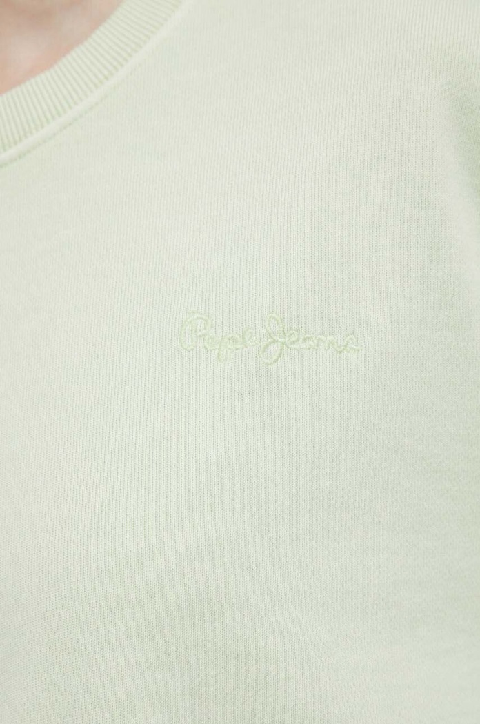 Βαμβακερή μπλούζα Pepe Jeans ADRIANA PL581356.610 πράσινο