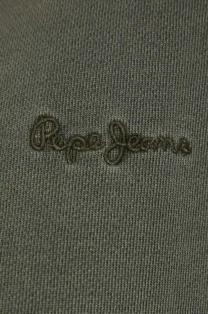 Pepe Jeans felpa in cotone PL581356.728 verde