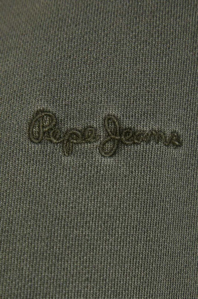 Pepe Jeans felpa in cotone PL581356.728 verde