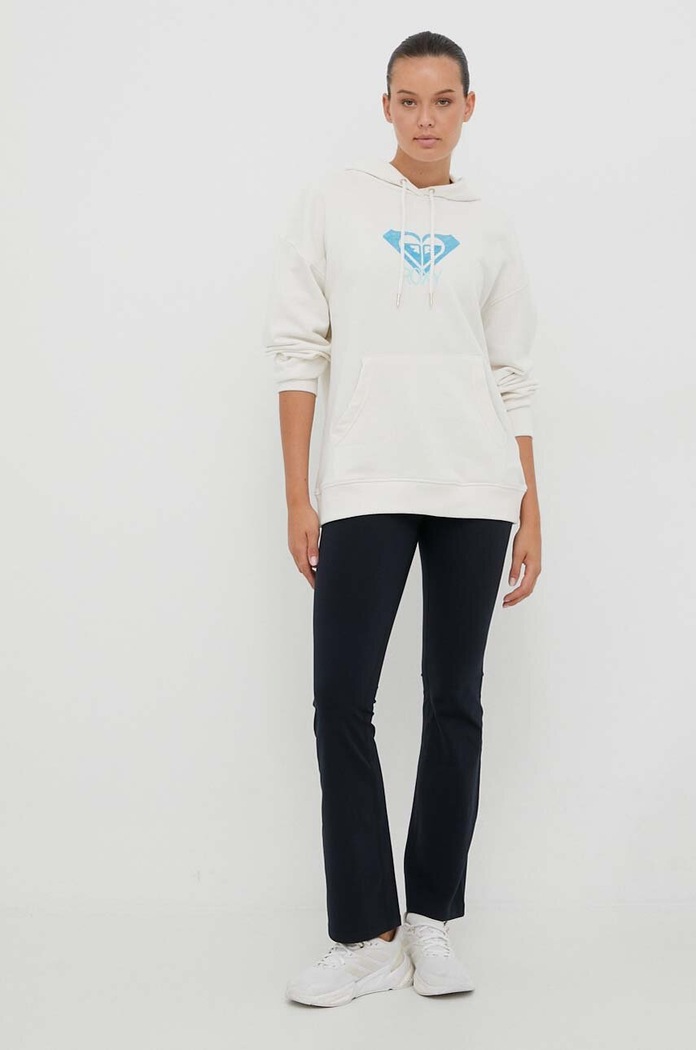 Dukserica Roxy x Lisa Ansersen ERJFT04727 bež AW23