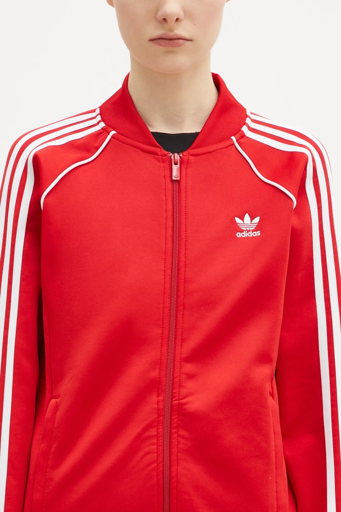 Mikina adidas Originals Adicolor Classics SST červená IK4032