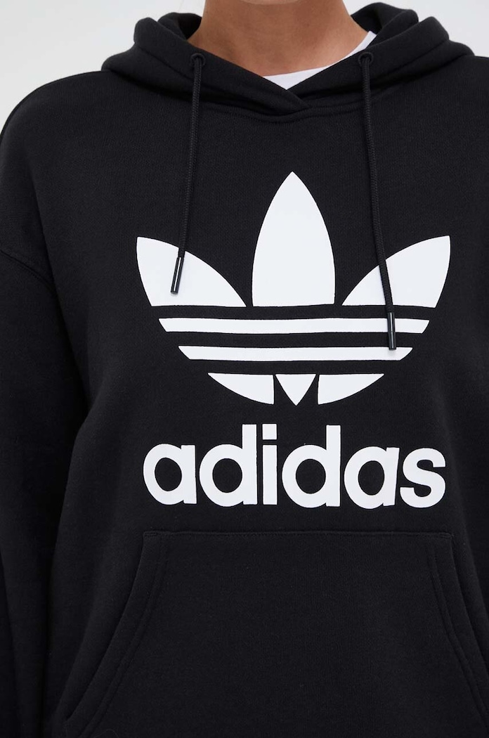 Bombažen pulover adidas Originals IK4058 črna