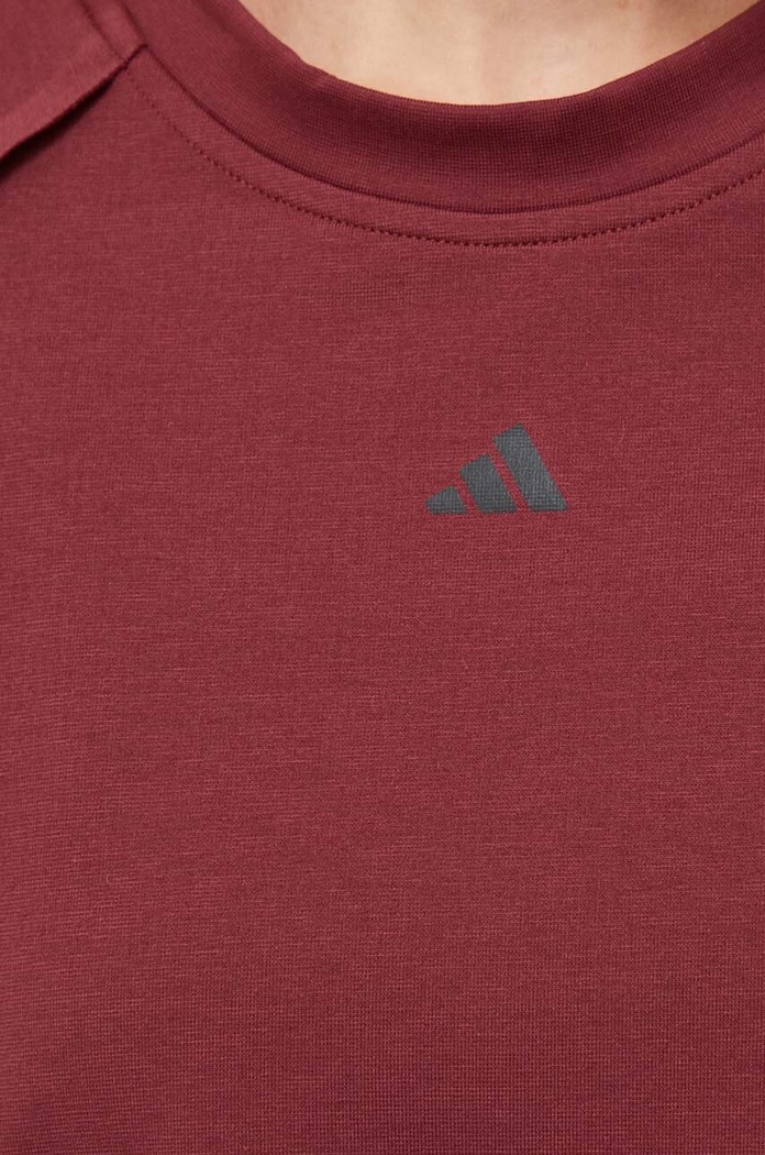 Pulover za vadbo adidas Performance Power IK6887 bordo