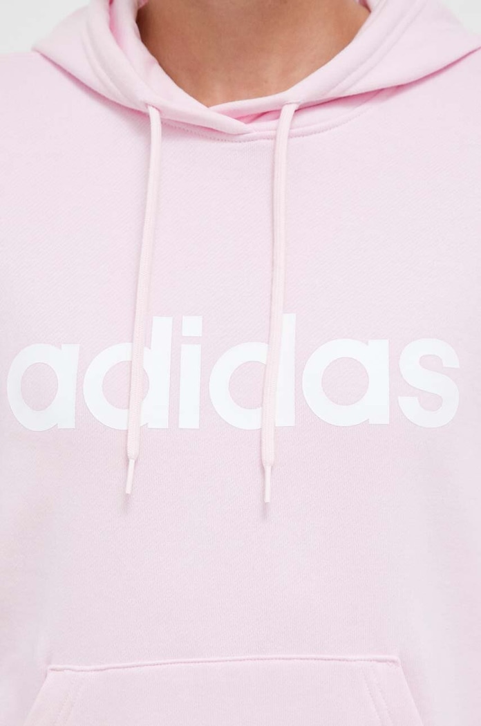Bavlnená mikina adidas IL3343 ružová