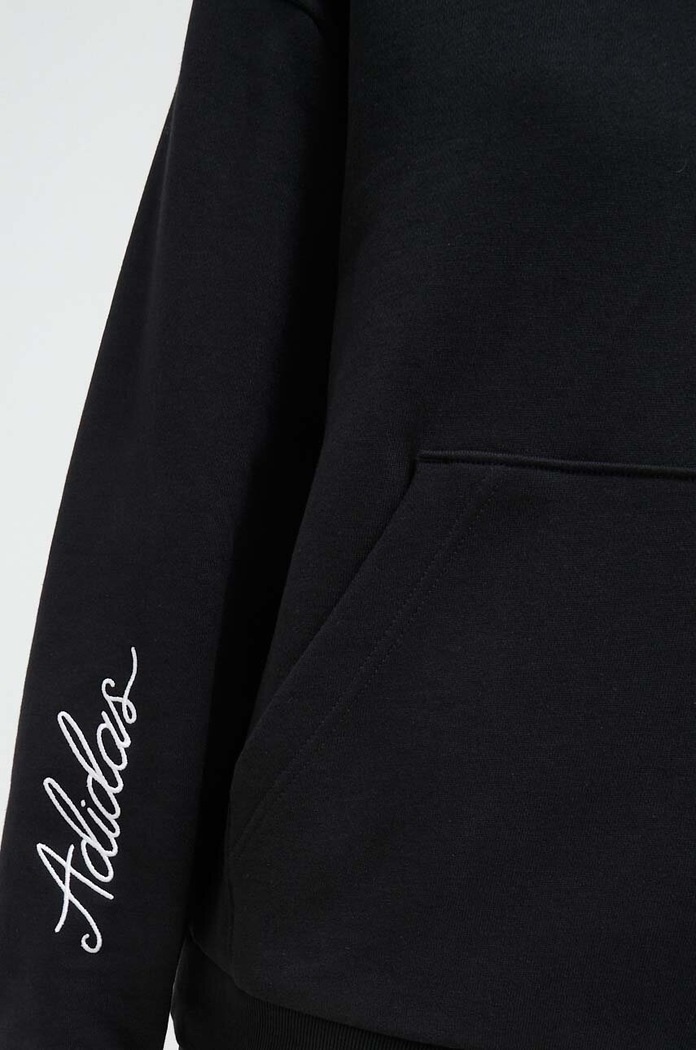 adidas pamut melegítőfelső IJ8774 fekete