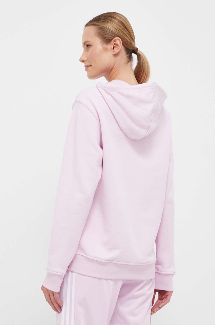 Oblečení Bavlněná mikina adidas Originals IJ9761 fialová