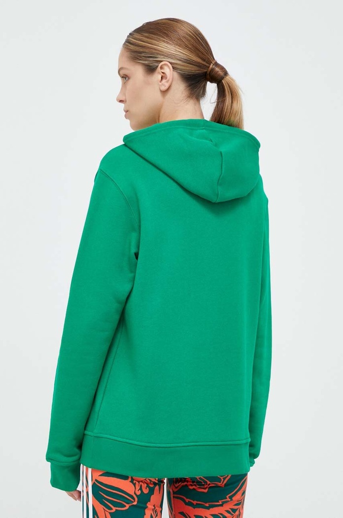 Odzież adidas Originals bluza bawełniana IJ9762 zielony