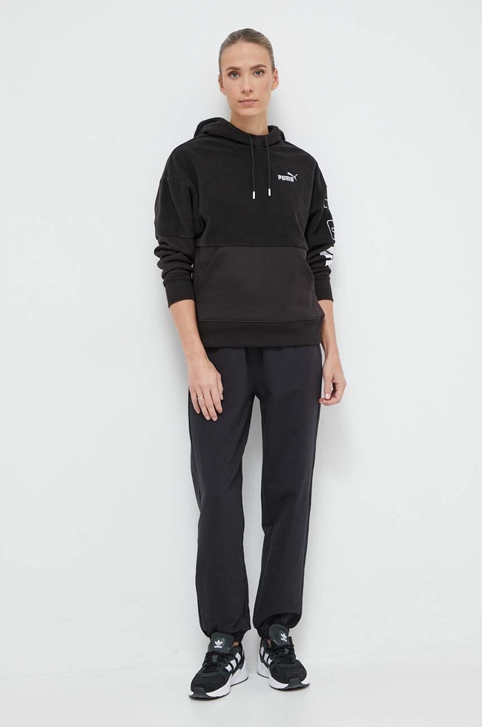 Суичър Puma 676026 черен AW23