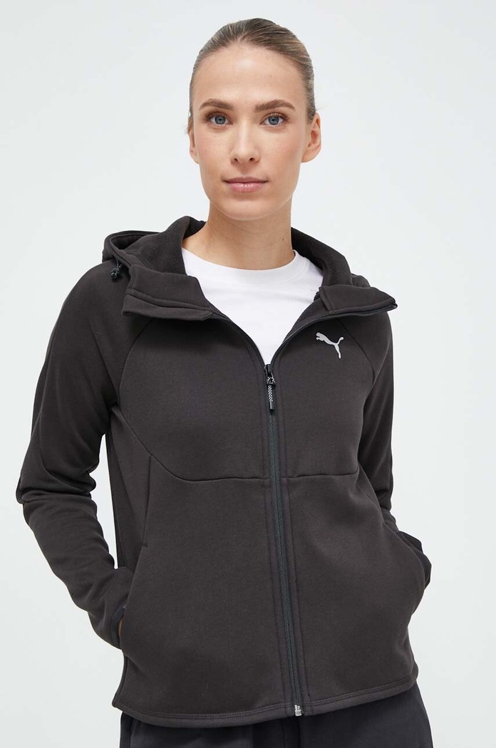 Dukserica Puma bez uzorka crna 676807