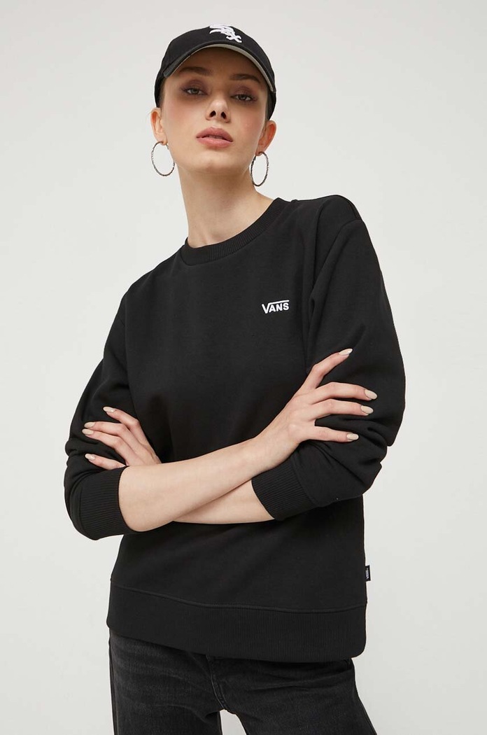 Mikina Vans bez kapucne čierna VN00046XBLK1
