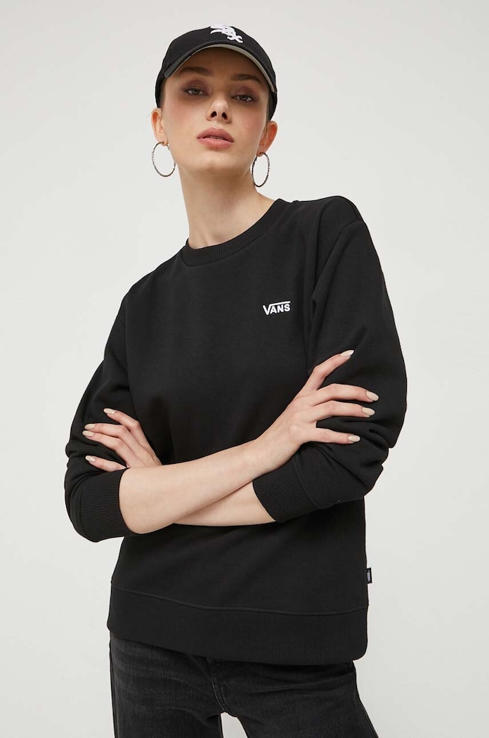 Mikina Vans bez kapucne čierna VN00046XBLK1