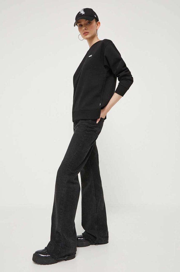 Mikina Vans VN00046XBLK1 čierna AW23
