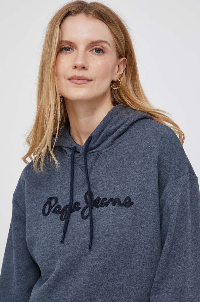 Pepe Jeans bluza Nanette pozostałe granatowy PL581379.594