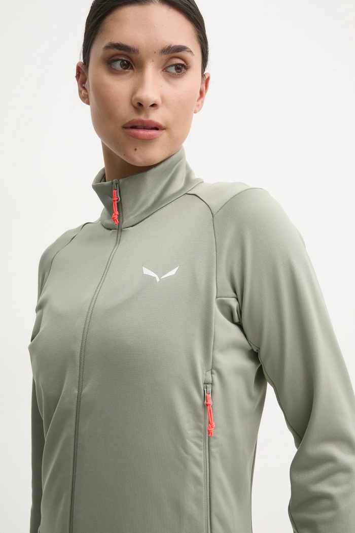 Sportovní mikina Salewa Puez Polarlite zelená 00.0000028479