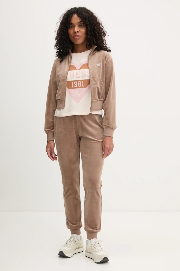 Guess bluza V3BQ22.KBXI2 beżowy SS25