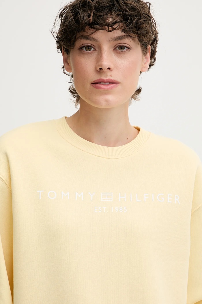 Oblečení Mikina Tommy Hilfiger WW0WW39791 žlutá