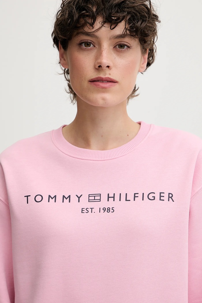 Oblečení Tommy Hilfiger Mikina Tommy Hilfiger WW0WW39791 růžová