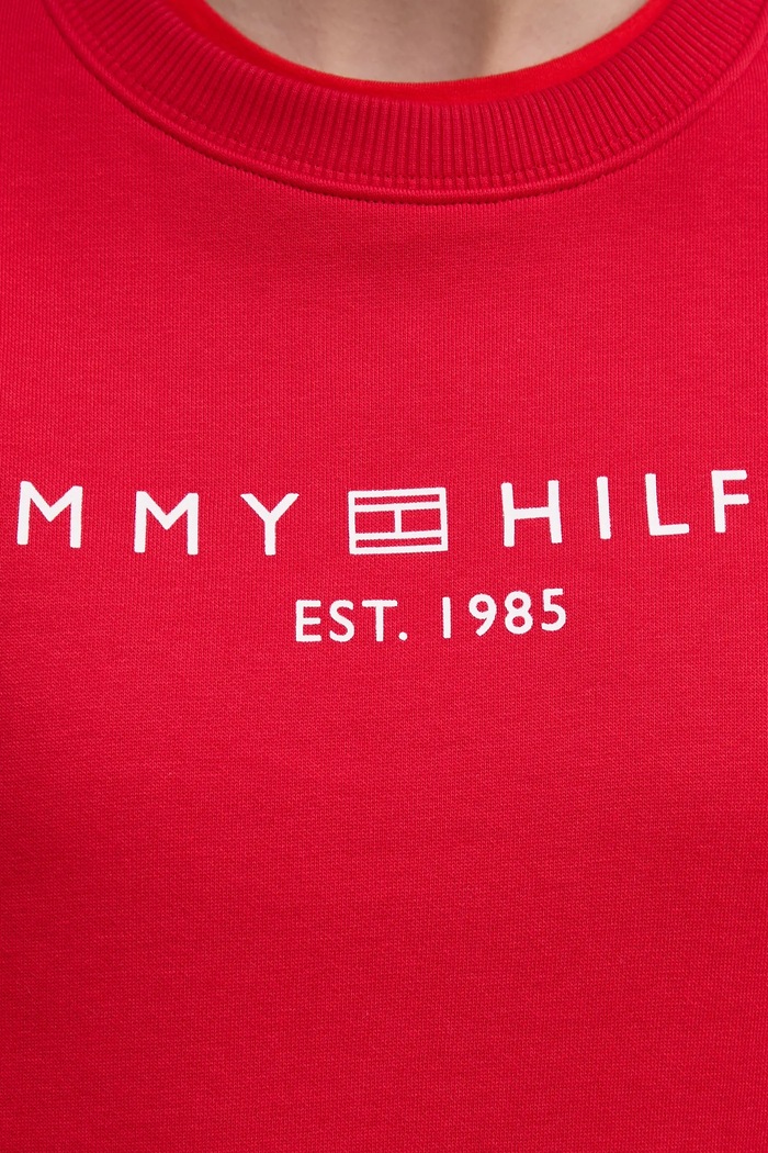 Μπλούζα Tommy Hilfiger WW0WW39791 κόκκινο