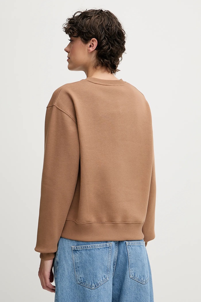 Μπλούζα Tommy Hilfiger WW0WW39791 καφέ AW25