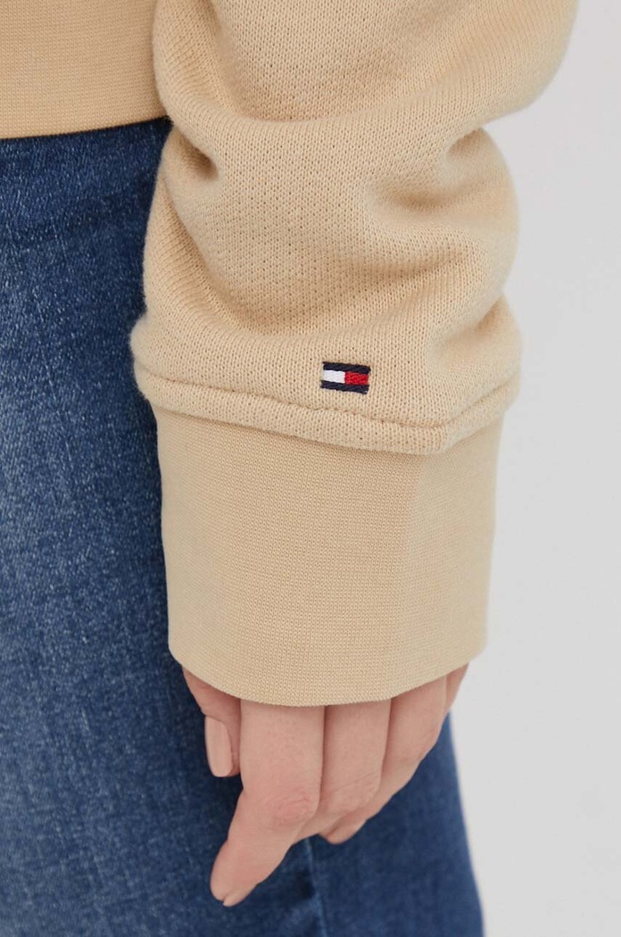 Mikina Tommy Hilfiger WW0WW39189 béžová