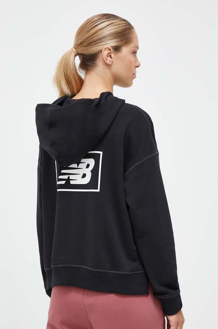 Ρούχα Μπλούζα New Balance WT33512BK μαύρο